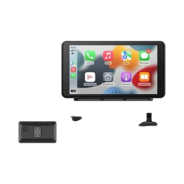 Imagem de Tela Sem Fio Universal Portátil Android Auto CarPlay De 7/10 Polegadas