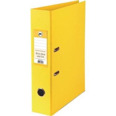 Imagem de Pasta Registradora Oficio Larga Amarela Premium - DAC