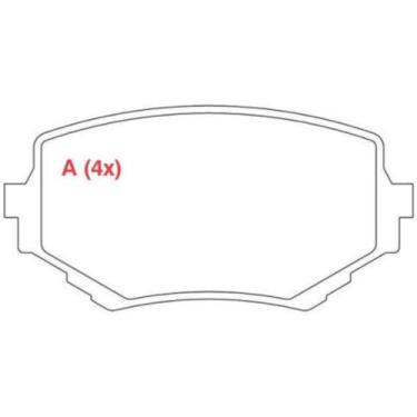 Imagem de Pastilha de Freio Chevrolet Tracker 2001 a 2007 WILLTEC