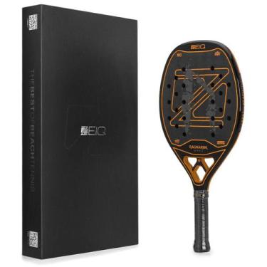 Imagem de Raquete De Beach Tennis Zeiq Ragnarok Uruz 18K 2026, 319g