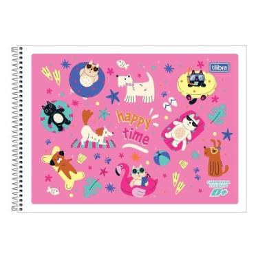 Imagem de Caderno Espiral de Desenho e Cartografia D+ 96 Folhas Feminino/Masculi