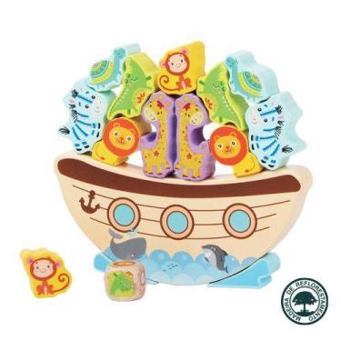 Imagem de Brinquedo Educativo de Madeira Educaplay Balança Barco - Polibrinq