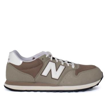 Imagem de Tênis Masculino New Balance 500 Conforto Marrom, Marrom, 38