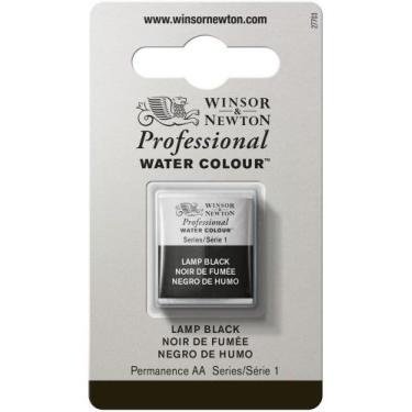 Imagem de Aquarela Pastilha Profissional Winsor Lamp Black 337 - Winsor & Newton