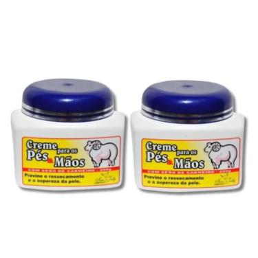Imagem de Creme Hidratante Sebo de Carneiro 240g San Jully - KIT 2 UNIDADES, 500