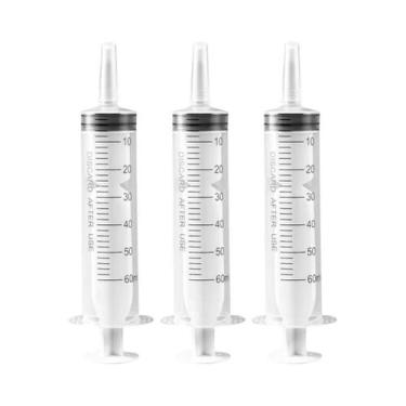 Imagem de Seringas Plásticas Descartáveis Sem Agulha De 60/100ml Para Alimentado