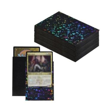 Imagem de 60PCS 66x91mm Protetores De Cartas Holográficos Love Star Broken Glass