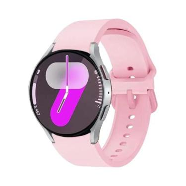 Imagem de Pulseira De Silicone Para Samsung Galaxy Watch 40mm 44mm 45mm 20mm Sem