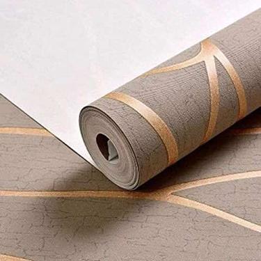 Imagem de WSWJDW Papel de parede autoadesivo adesivos de parede 3D não tecido para sala de estar Papel de parede quarto sala de jantar Decoração para casa, café, 10mx53cm