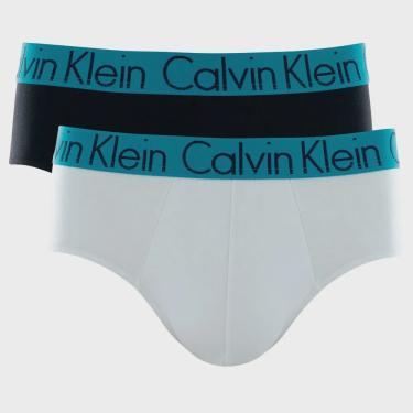 Imagem de Kit c/2 Cuecas Slip Calvin Klein Brief Cotton Stretch - C11.03