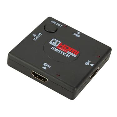 Imagem de Adaptador HDMI Switch 3 Entradas com 1 Saída Divisor Multi Aparelhos no Mesmo Monitor Full HD 1080p