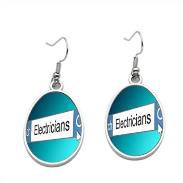 Imagem de Brinco Eletrician Concept – Brincos pendentes para meninas – Presente de festa de aniversário dos namorados