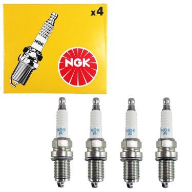 Imagem de Jogo de Velas de Ignição Gol Parati Voyage Saveiro Belina Corcel Del Rey Escort Pampa Verona Tipo Álcool Gasolina Cht 1.6 8v Ngk