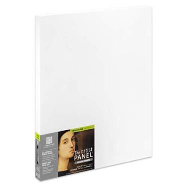 Imagem de (1-1/2" Cradled, 41cm x 50cm ) - Ampersand Art Supply Primed Smooth Artist Panel 2.5cm - 1.3cm Cradled Profile, 41cm x 50cm