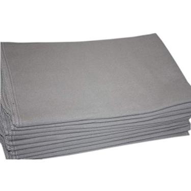 Imagem de Capa de para-choque e protetor de assento, cinza 1 peça, ecológico 100% algodão natural macio, protege superfícies automotivas, interiores de carros, assentos, ideal para oficinas, garagens, oficinas, projetos DIY