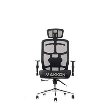 Imagem de Cadeira Escritório Presidente Preta MK-4007 - Makkon