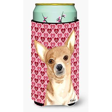 Imagem de Caroline's Treasures RDR3014TBC Chihuahua Hearts and Love Tall Boy Hugger, menino alto, multicolorido