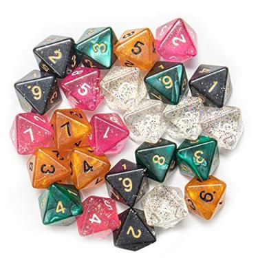 Imagem de Wiz Dice Bulk Random Polyhedral Dice (D8-100 Pack) - Polyhedral Role Playing Dice in Unique Colors - DND Accessories for TTRPG Dice Games - Ideal Roleplaying Game Dice