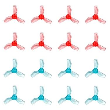 Imagem de Gemfan Hélice de PC de 3 lâminas 1219 31 mm com eixo de 1,0 mm Micro Whoop Drone adereços para 0703-1103 Motor sem escovas 16 peças 8CW 8CCW