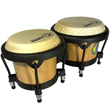 Imagem de Bongo 6X7 Folheado Natural Verniz Aro Conf Preto Pele Animal 4 Afin - Latina - Luen