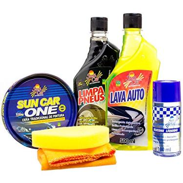 Imagem de Kit De Limpeza Automotiva 6 Peças Sun Car