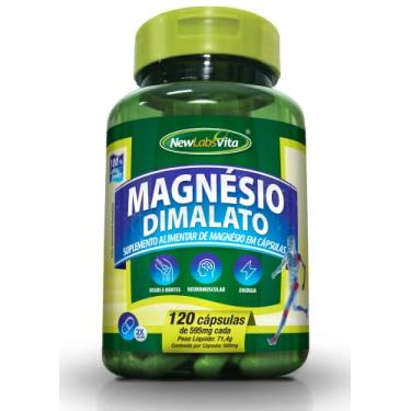 Imagem de Magnésio Dimalato 500mg, 120 Cápsulas, New Labs Vita