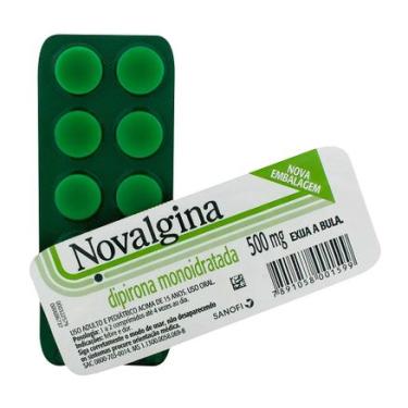 Imagem de Novalgina 500mg 10 comprimidos SANOFI-AVENTIS