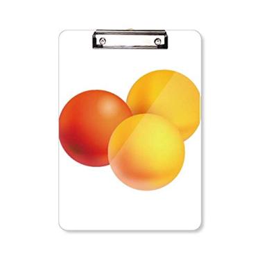 Imagem de Orange Pill Health Care Products Padrão Prancheta Pasta de Escrita Placa de Apoio A4