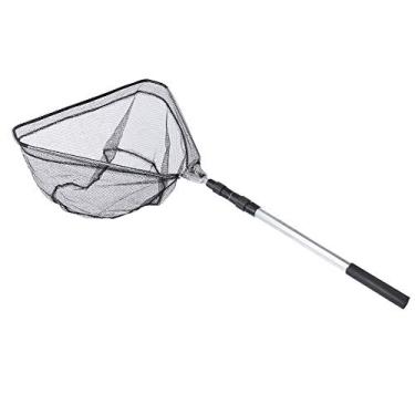 Imagem de Rede de aterrissagem de pescaria romântica para dia dos namorados 340 g, rede de pesca dobrável retrátil telescópica, pesca marítima para entusiastas de pesca no gelo e pesca selvagem