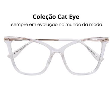 Imagem de Armação de óculos Feminino Gatinho Cat Eye Especial 2023