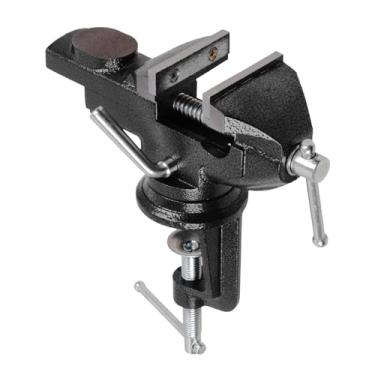 Imagem de Morsa rotativa de 360° com largura de fixação de 50/6070/80mm. Torno de bancada para marcenaria e corte 70mm