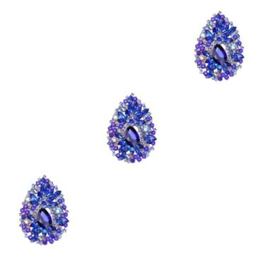 Imagem de VALICLUD 2 Unidades distintivo de charme de diamante alfinete de broche de gema broche criativo broche de graduação broche de mulher broche de luxo Vidro copo de cristal mulheres