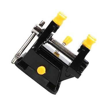 Imagem de Gadpiparty Clipe De Escultura Mandíbula De Mesa Torno De Broca De Pérola Torno De Furadeira Prensa De Nogueira Prensa De Ferro Fundido Torno Suporte De Broca De Bancada Mini Braçadeira De