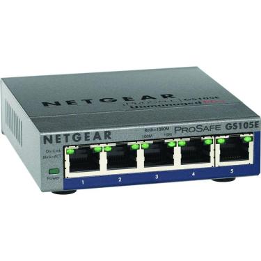 Imagem de Switch inteligente Gigabit NETGEAR de 5 portas