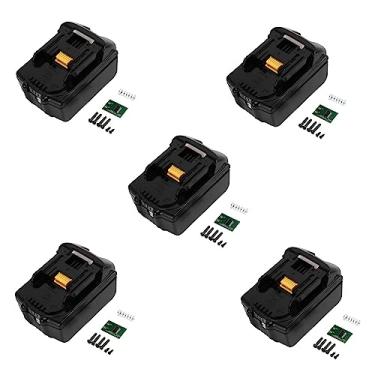 Imagem de Baglaum 5X Placa de ProteçãO de DetecçãO de ProteçãO de Célula única Aninhada de Plástico PCB para Bateria 18V BL1840 BL1850 BL1830