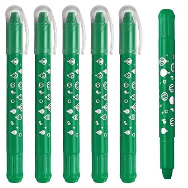 Imagem de PATIKIL Giz de gel aquarela, 6 peças de giz de cera laváveis e misturáveis para colorir, desenhar, pintar, verde