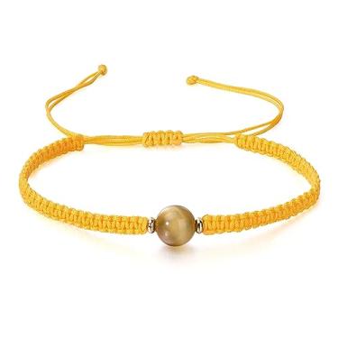 Imagem de Pulseira do zodíaco com 12 signos de constelação para mulheres pulseira de cura de cristal natural pulseira de pedra do mês de nascimento joia presente de aniversário para amantes, 8, Pedra, Cristal