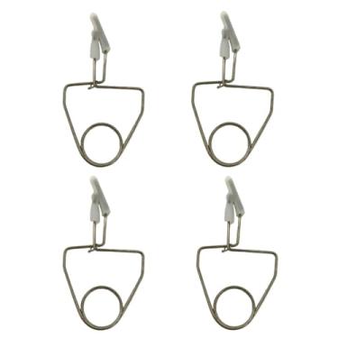 Imagem de TUOREN 4 peças de clipes de almofada de flauta de metal clipes de reparo de flauta grampos de reparo de flauta clipe de recuo de instrumento de sopro para flauta ferramenta de manutenção de clarinete