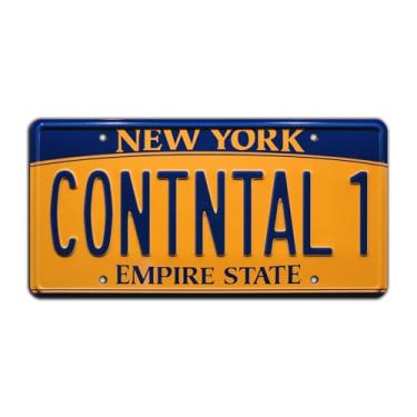 Imagem de John Wick: Capítulo 2 | Continental 1 | Placa de licença estampada em metal