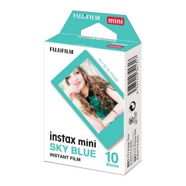 Imagem de Filme Instax Mini Sky Blue Com 10 Fotos - Fujifilm [F118]