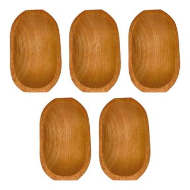 Imagem de Kit 5 Gamela/Caiacão 27CM travessa de madeira maciça petisco