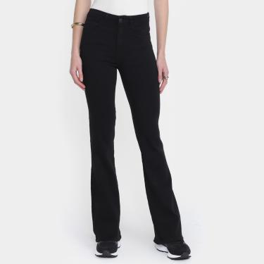 Imagem de Calça Jeans Flare Hering Cintura Alta Feminina-Feminino