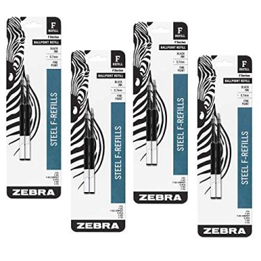 Imagem de Recarga para F301, F301 Ultra, F402, 301A, esferográfica espiral, fina, preta, pacote com 2
