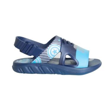 Imagem de Sandália Marvel Hero Case, Grendene Kids, Meninos, Azul, 31/32