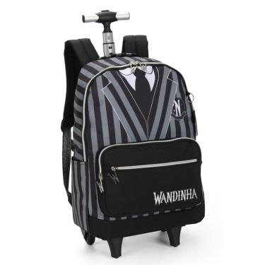 Imagem de Mochila Rodinhas WANDINHA ADDAMS Luxcel MC47264 Preto-Unissex