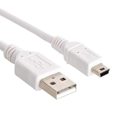 Imagem de Cabo carregador de energia USB de 1,82 m para Texas Instruments ti-84 Plus CE Graphing Calculator/TI-84 Plus Graphing Calculator Charger (branco)