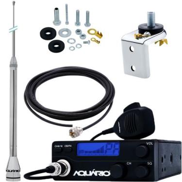 Imagem de Radio Móvel Px 40 Canais RP-40 Antena Inox 2,70m Alongador 60cm Suport