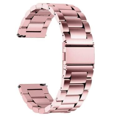 Imagem de Pulseira Aço Inox Compatível Com Smartwatch Colmi P42 20mm - Poolsy, R