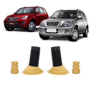 Imagem de 2 Kit Reparo Batente Dianteiro Chery Tiggo 2012 2013 2014 15 - Auto Fl