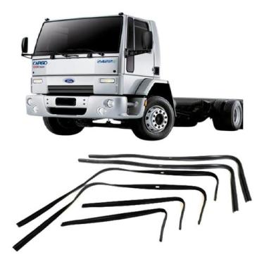 Imagem de Jogo Borracha Canaleta Caminhao Ford Cargo Até 2012 - Disk Bor